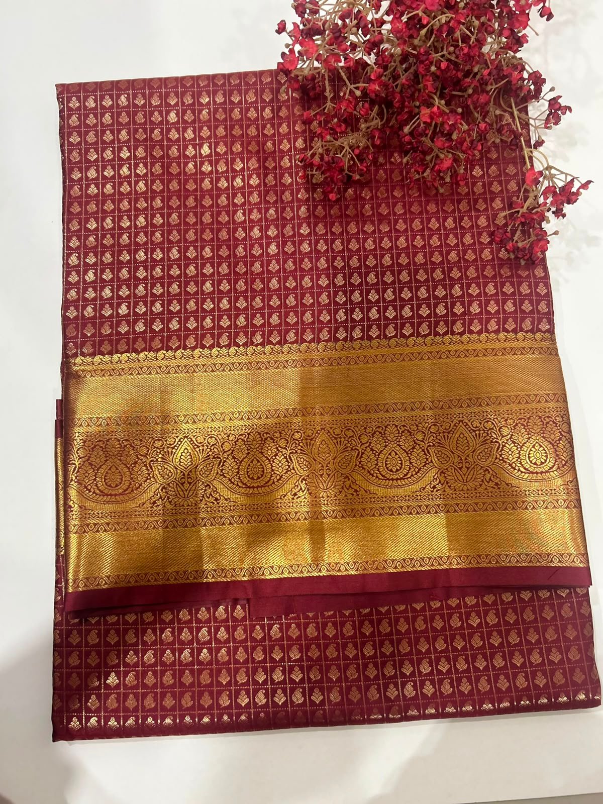 Ruby Heritage Pattu Saree - Image 2
