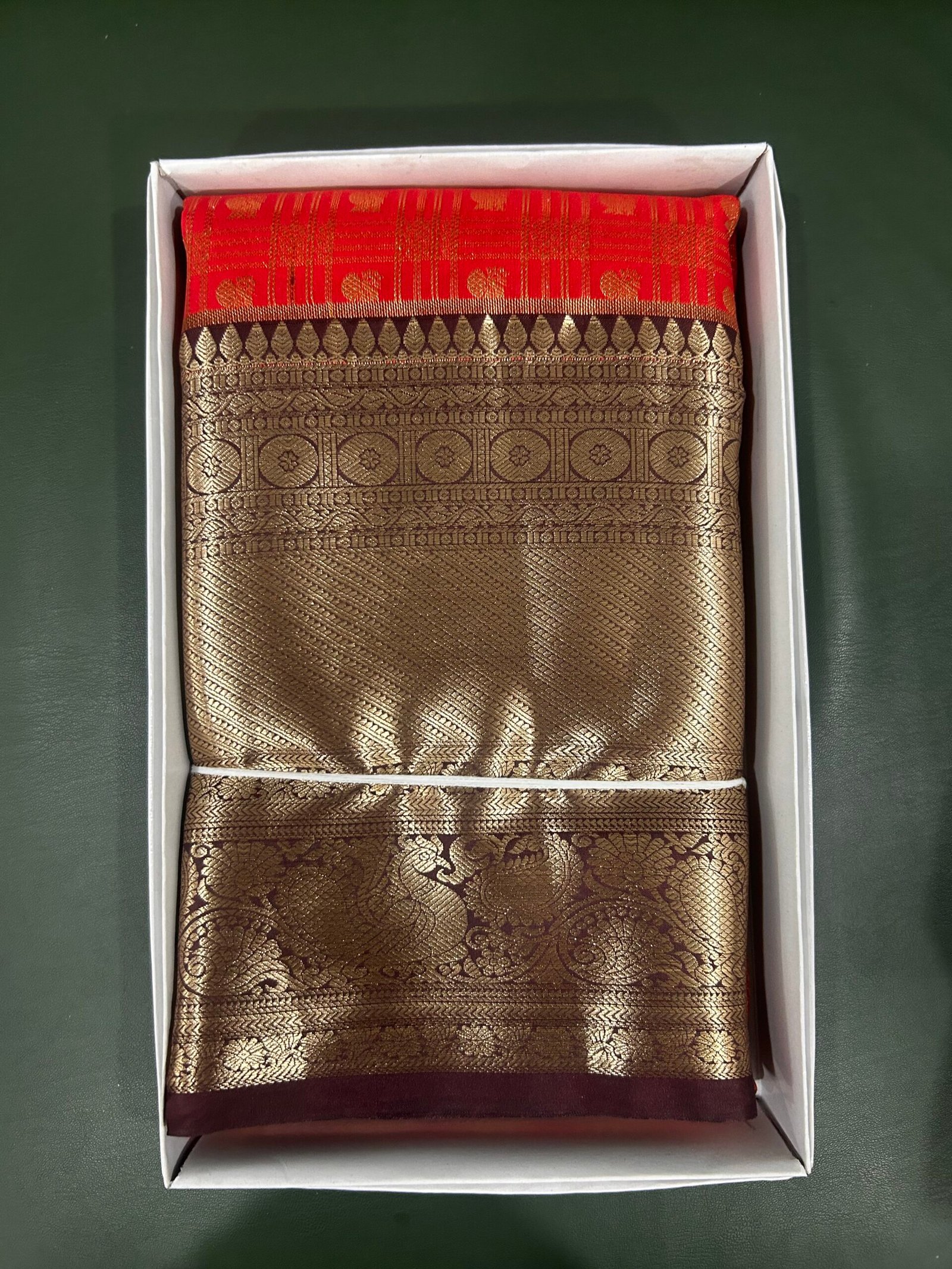 Vintage Red and Brown