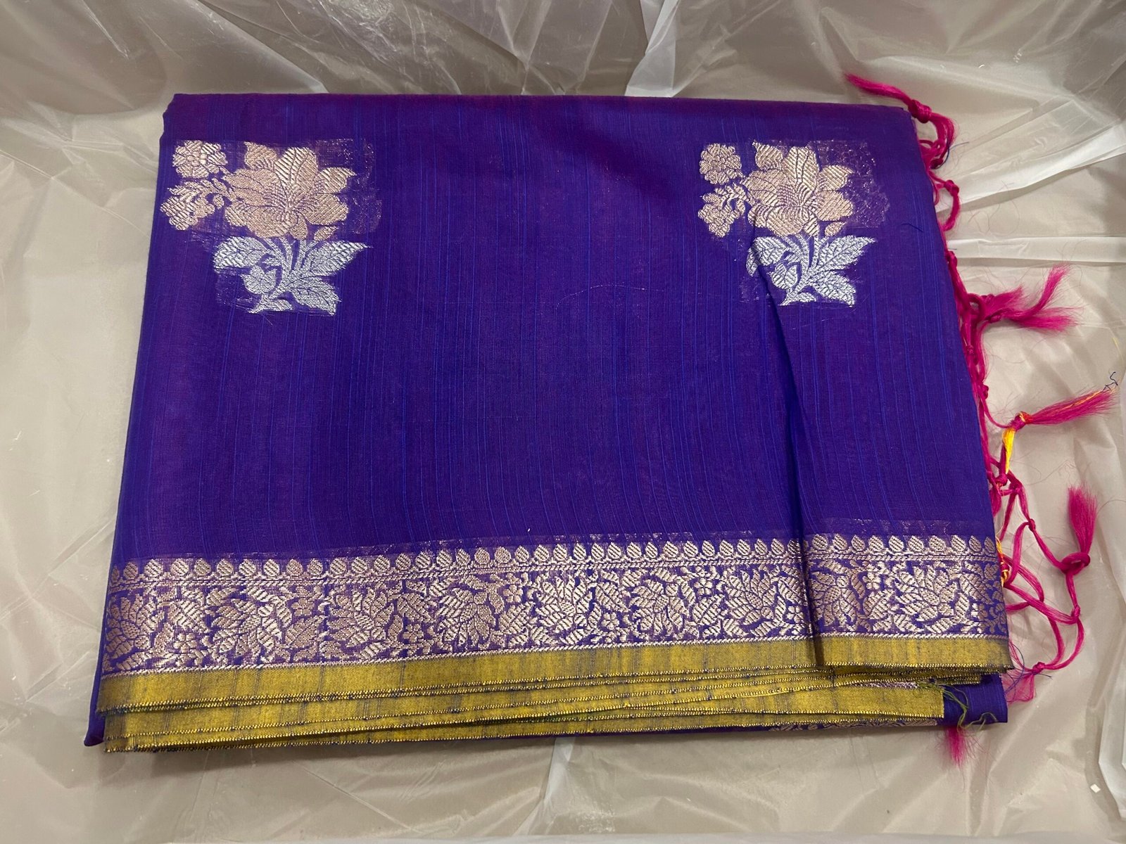 Purple Sona Rupa Banarasi Saree