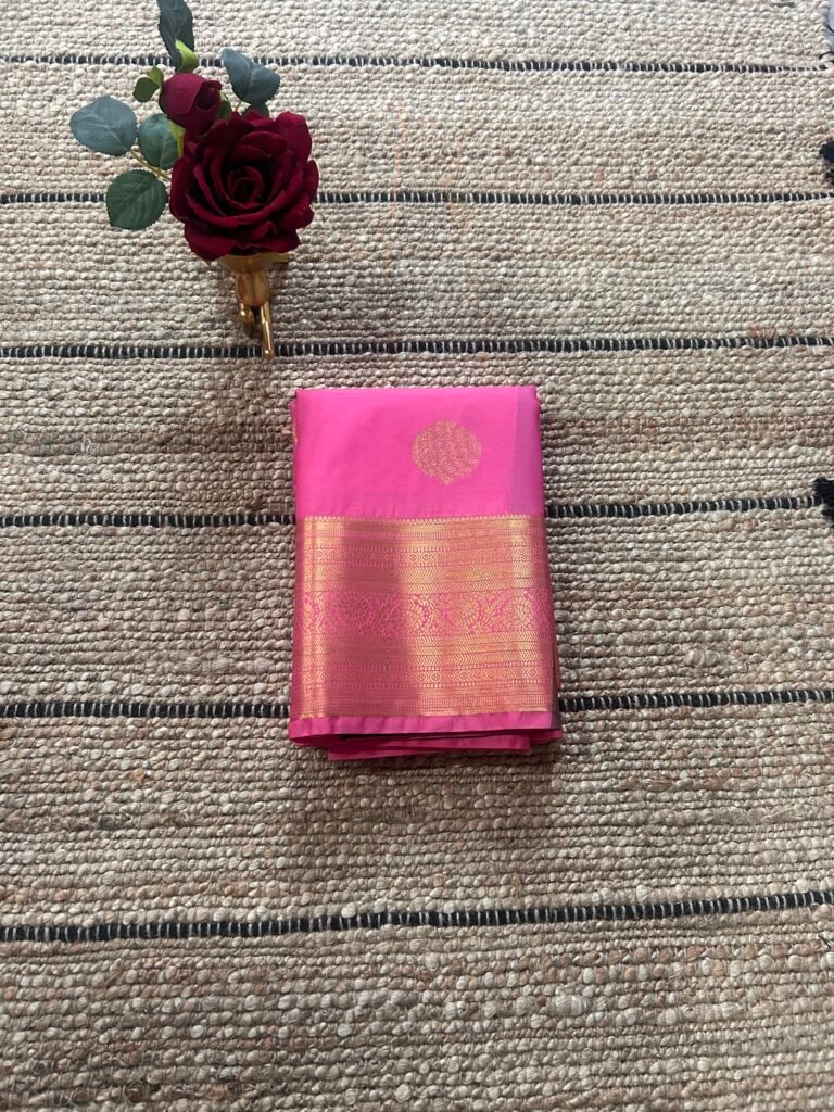 Pink Self Semi Kanjeevaram