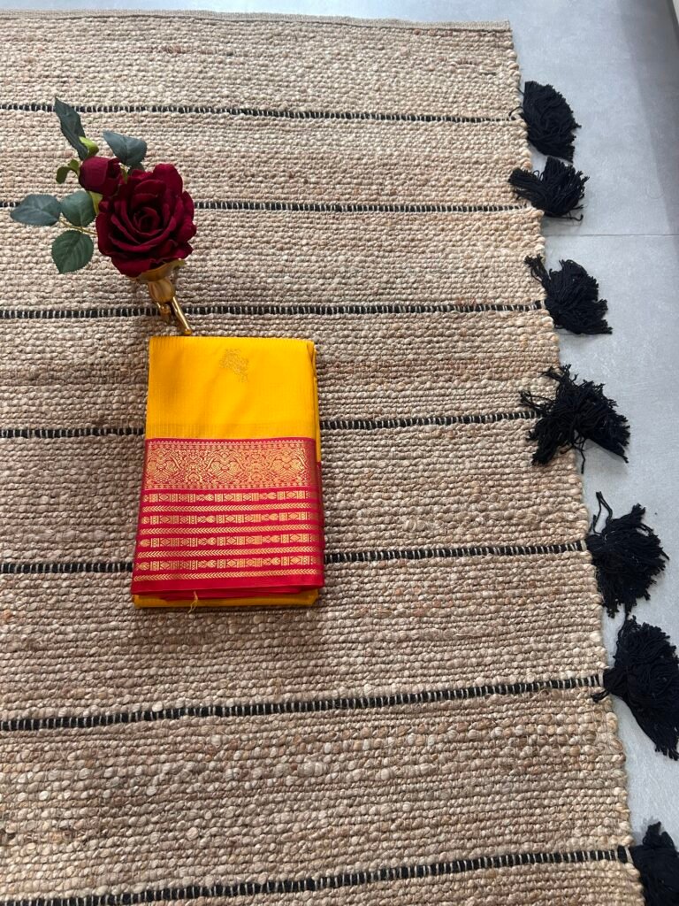 Yellow Semi Kanjeevaram