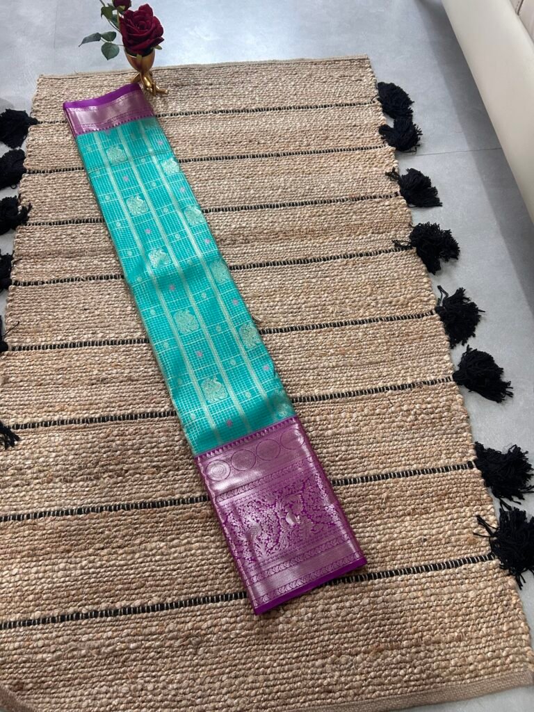 Vintage Blue and Purple