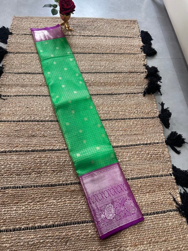 Vintage Green and Purple
