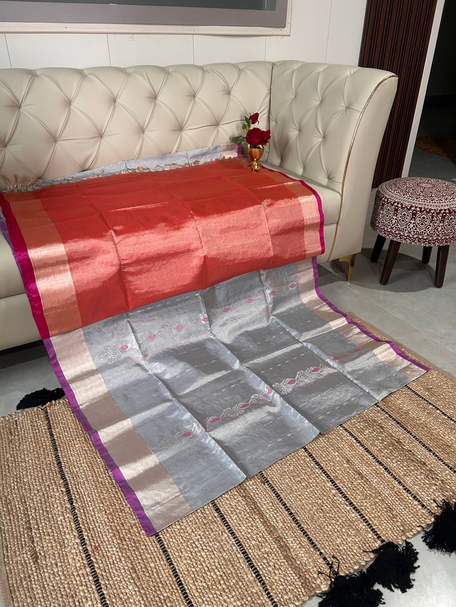 Handloom Tissue Pattu - Image 3