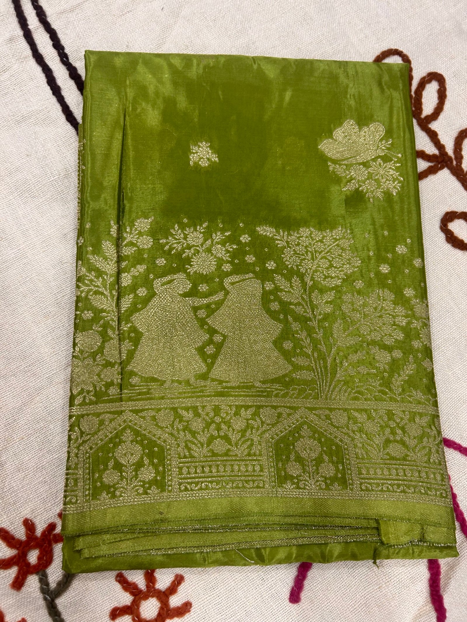 Green Russian HO Banarasi Silk Saree