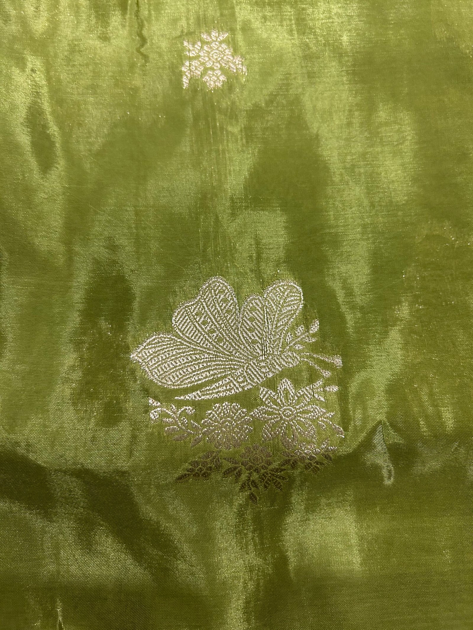 Green Russian HO Banarasi Silk Saree - Image 5