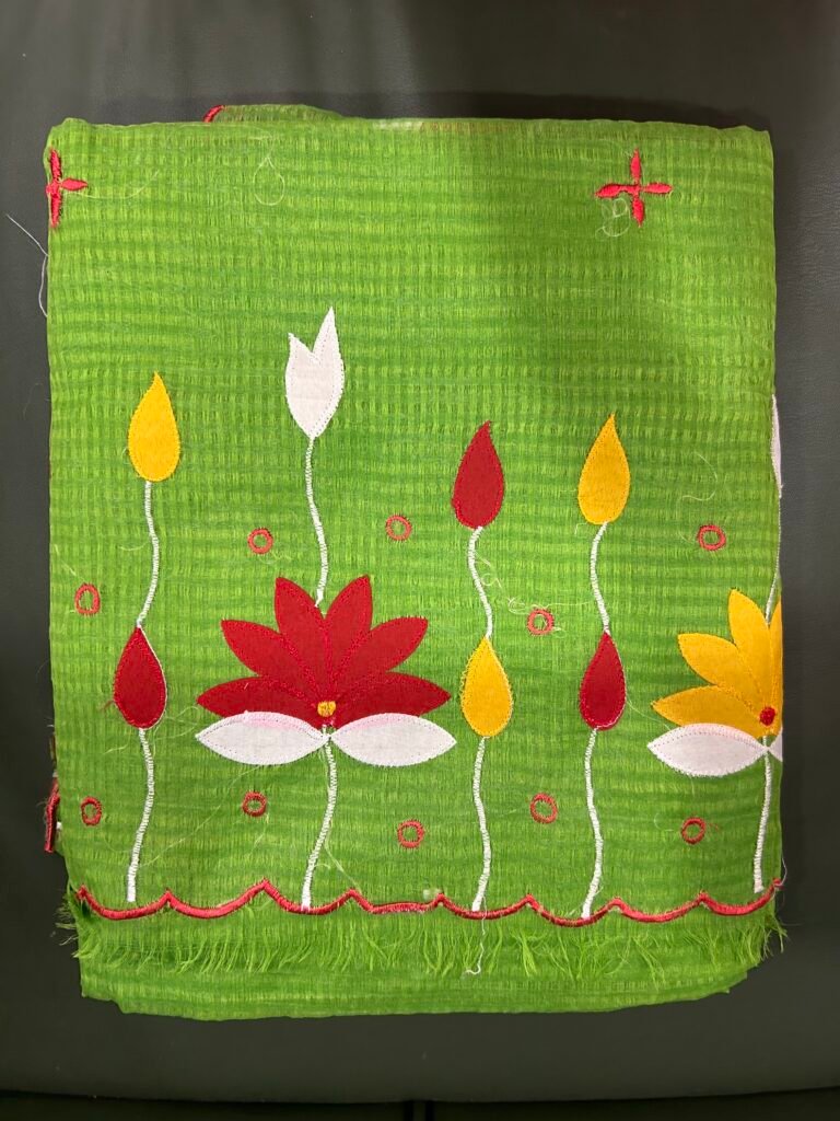 Green Lotus Kota Saree