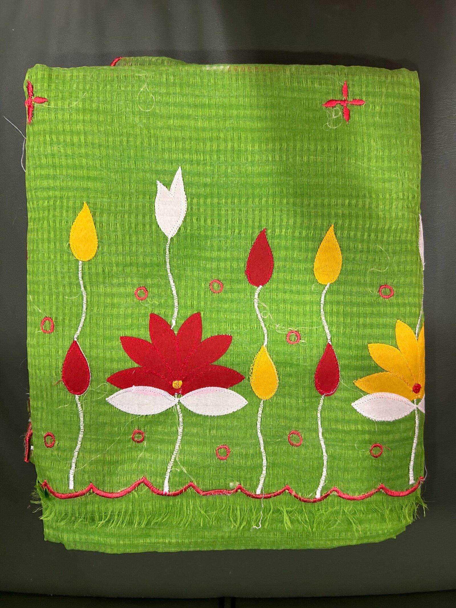 Green Lotus Kota Saree