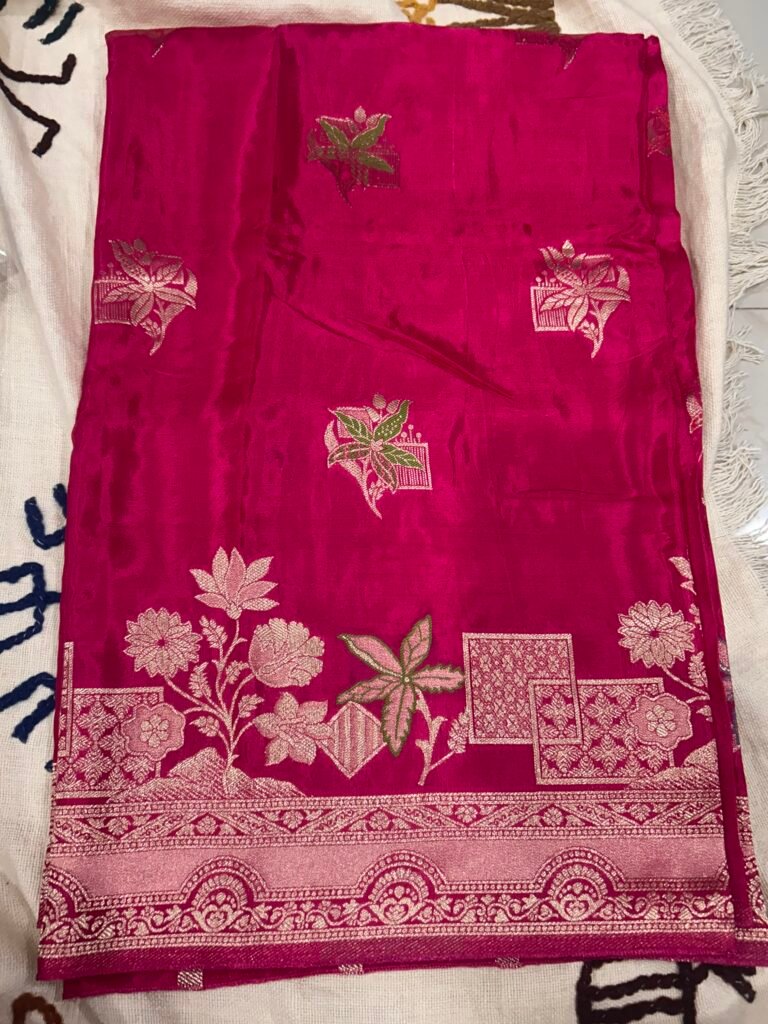 Flower Hot Pink - HO Silk