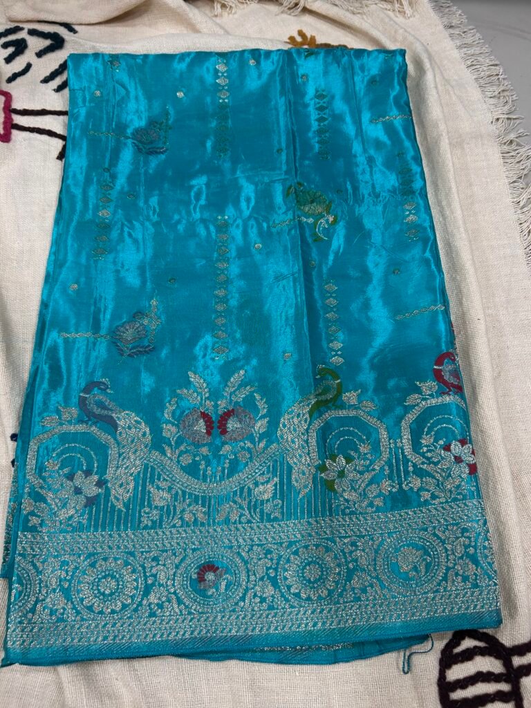 Peacock turquoise blue - HO Silk