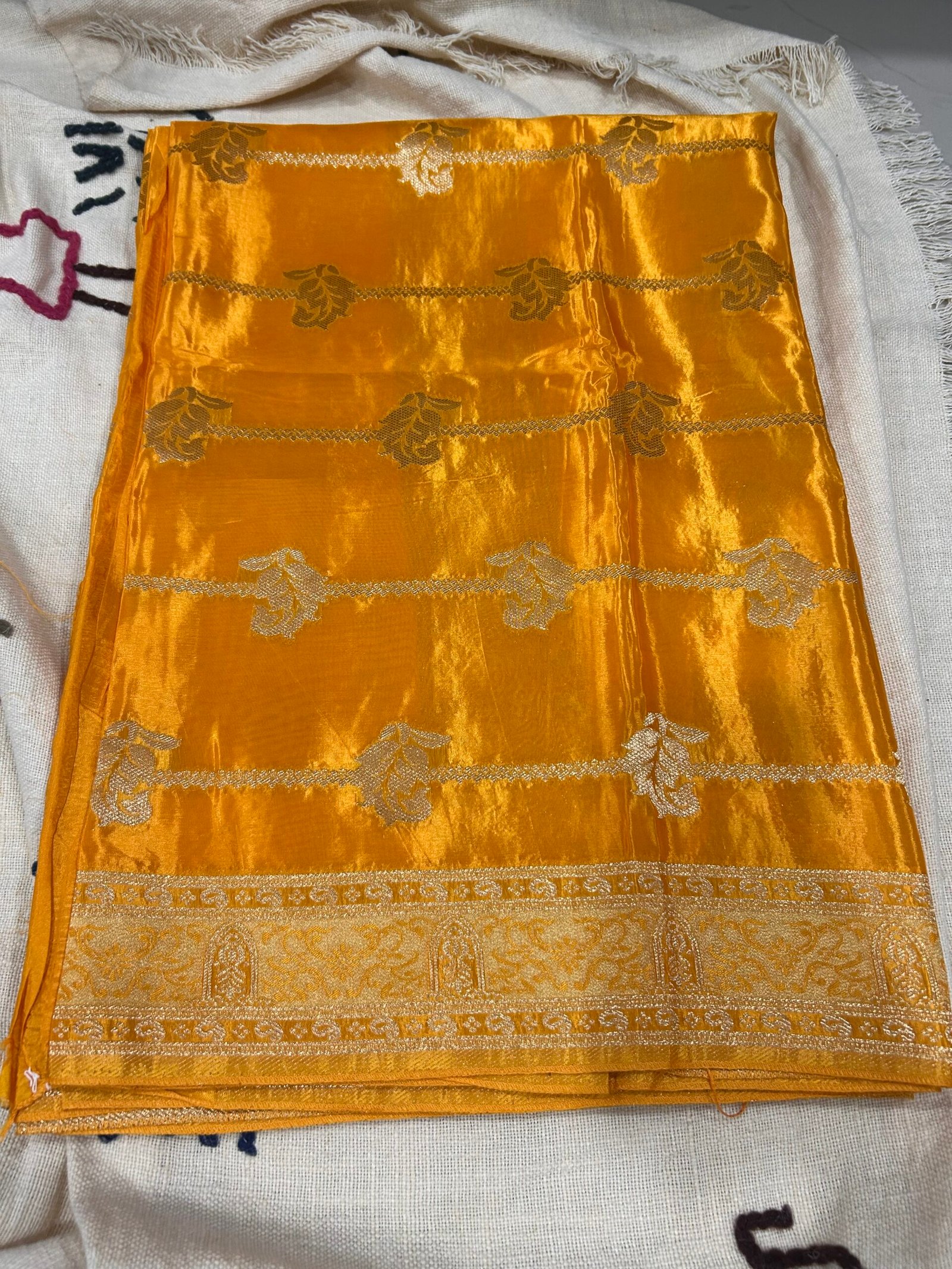 Golden Yellow half and half HO Silk