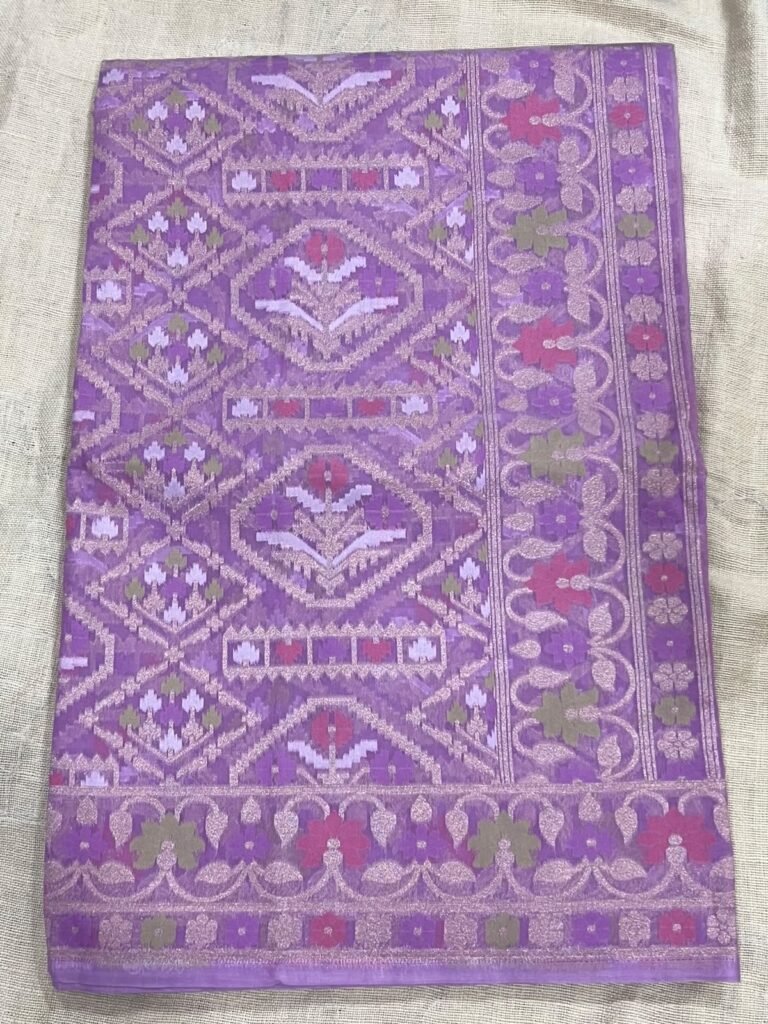 Lavender Cotton Jamdhani