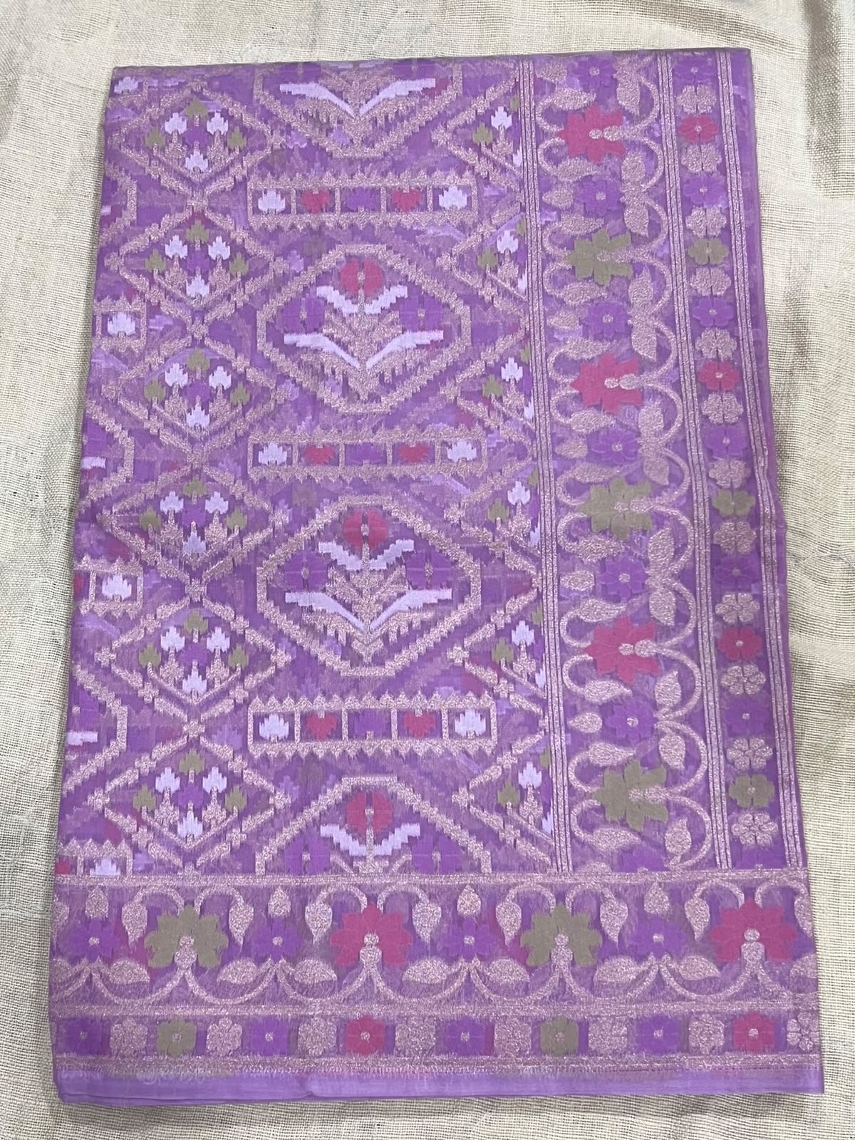 Lavender Cotton Jamdhani