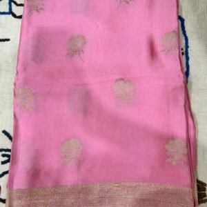 Pure Mashru Silk - Baby Pink